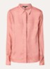 Opava blouse van satijn met print - Zalmroze