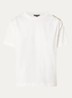 Patos T-shirt met kettingdetail - Wit