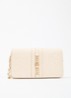 Paxing Denim crossbodytas met logo - Creme