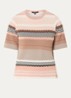 Pilazio top met print - Zalmroze