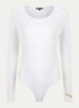 Pinole body met ronde hals - Wit