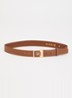 Rafiza riem van leer - Cognac