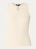 Riom top met structuur - Creme