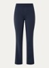 Asana high waist bootcut fit broek met ritszakken - Donkerblauw
