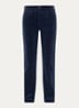Marilyn high waist straight fit chino van corduroy - Donkerblauw