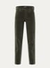 Marilyn high waist straight fit chino van corduroy - Mosgroen