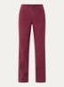 Marilyn high waist straight leg jeans met steekzakken - Bordeauxrood