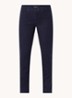 Sheri mid waist slim fit jeans met stretch - Blauw