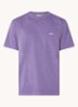 Lowercase Pigment T-shirt met logoborduring - Lila
