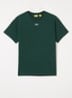 Arrow T-shirt met logo- en backprint - Donkergroen