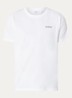 T-shirt met logo- en backprint - Wit