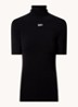 Top met col en logo - Diepzwart