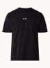 Block T-shirt van katoen met logo - Zwart