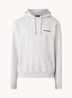 Hoodie met logo - Middengrijs