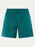 Signature zwemshorts met glanzende finish en ritszakken - Zeegroen