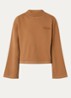 Sweater met logo - Bruin