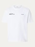 T-shirt met logoborduring - Wit