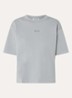 T-shirt met logoborduring - Grijs