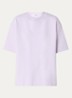 T-shirt met logoprint - Lila