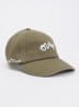 Varsity pet met logoborduring - Mosgroen