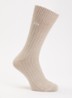 Waffle sokken in katoenblend - Beige