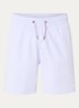 Zwemshort met streepprint en steekzakken - Lila
