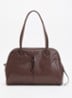 Brooklyn schoudertas met logo - Chocoladebruin