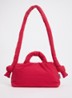 Mini Ona crossbodytas met afneembare schouderriem - Rood