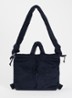 Ona gewatteerde crossbodytas van corduroy - Donkerblauw