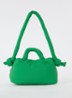 The Mini Ona handtas met afneembare schouderriem  - Groen