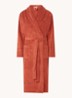 Alizee badjas van katoen - unisex - Roodbruin