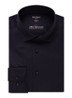 Luxor modern fit overhemd van jersey   - Donkerblauw