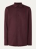 Luxor modern fit overhemd van jersey - Steenrood