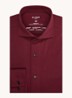 Luxor modern fit overhemd van jersey   - Bordeauxrood