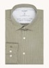 Luxor modern fit overhemd van jersey   - Mosgroen