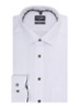 Luxor regular fit overhemd met microdessin - Wit