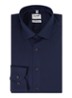 Slim fit overhemd met kent kraag - Donkerblauw