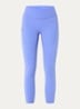 Performance high waist skinny fit cropped trainingslegging met logo - Lichtblauw