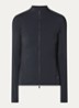 Studio sweatvest met ritszakken - Zwart