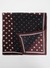 Arienna sjaal met stippenprint 65 x 65 cm - Bordeauxrood
