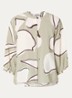 Faloom blouse met print - Olijfgroen