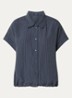 Flaneta blouse met streepprint - Donkerblauw