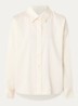 Flui blouse met streepprint - Gebroken wit