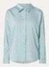 Flui blouse met streepprint - Turquoise