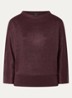 Glantina trui met lurex - Kastanjebruin