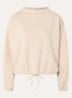 Gumipa sweater met trekkoord - Beige