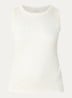 Inise tanktop met ronde hals - Gebroken wit