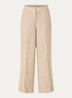 Maikito high waist flared fit pantalon van linnen - Beige