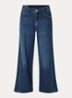 Meddy Loosy low waist flared jeans met steekzakken - Donkerblauw