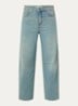 Melly mid waist tapered jeans met steekzakken - Indigo